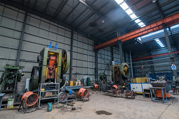 赤壁网架配件-锥头加工车间